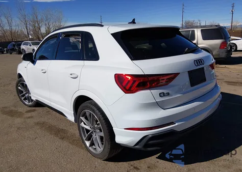 2023 Audi Q3 Premium Plus 45 Tfsi S Line Quattro Tiptronic z USA, uszkodzony, nr VIN WA1EECF35P1122314